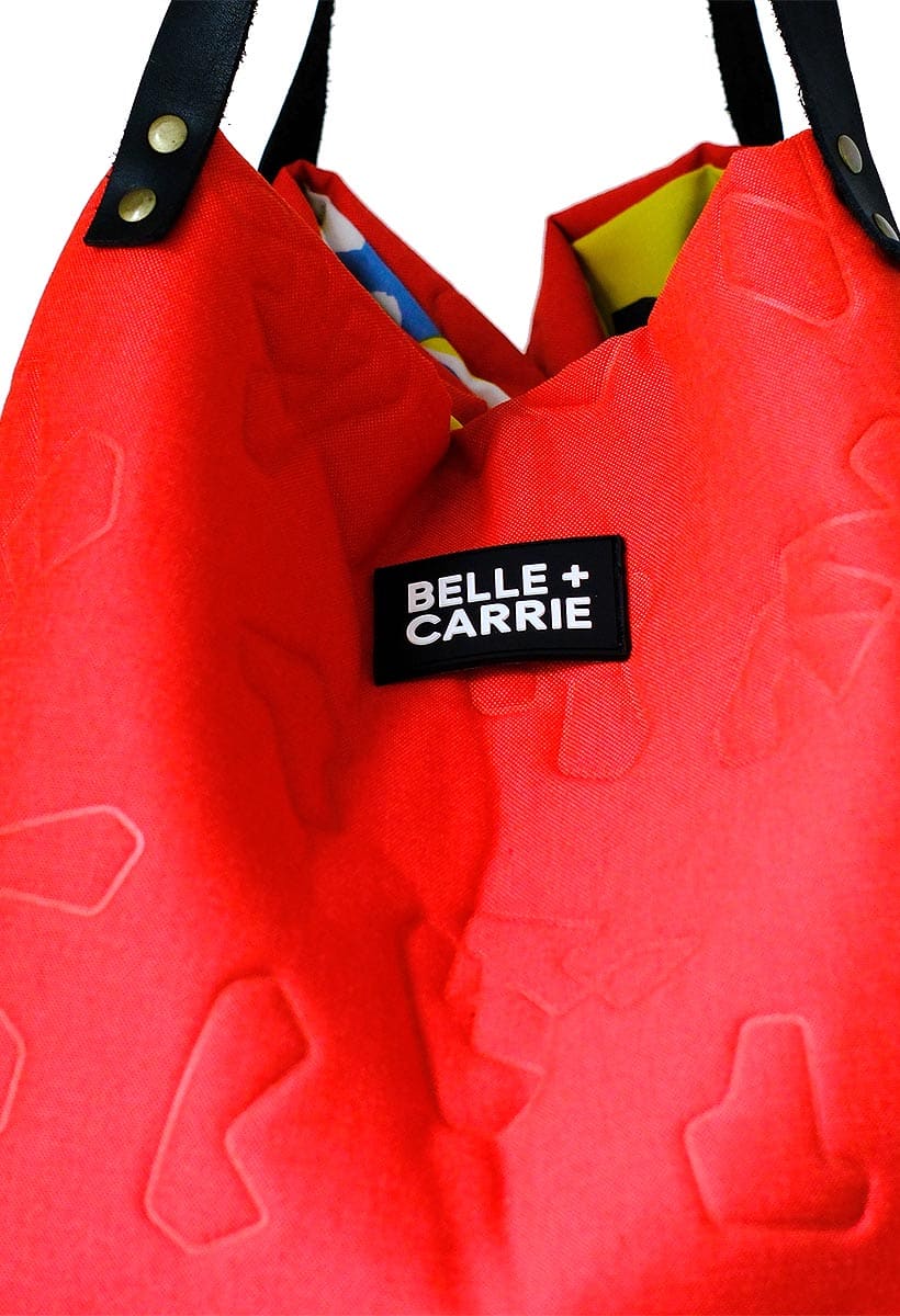 Belle and Carrie Taschen aus Hamburg - Bright Red Material