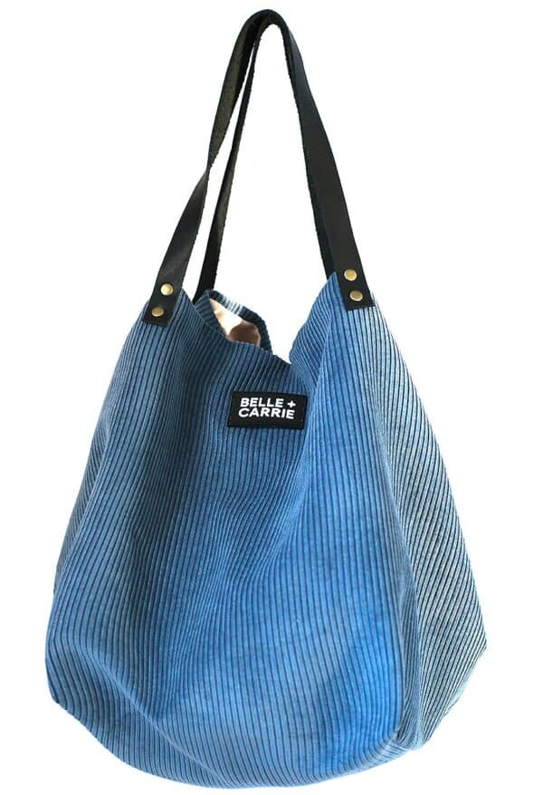 Schultertaschen - Blue Stripes