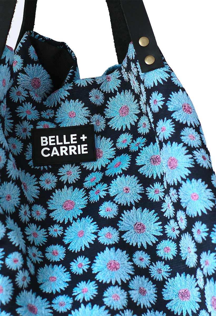 Taschen aus Hamburg - Blue Flowers Material